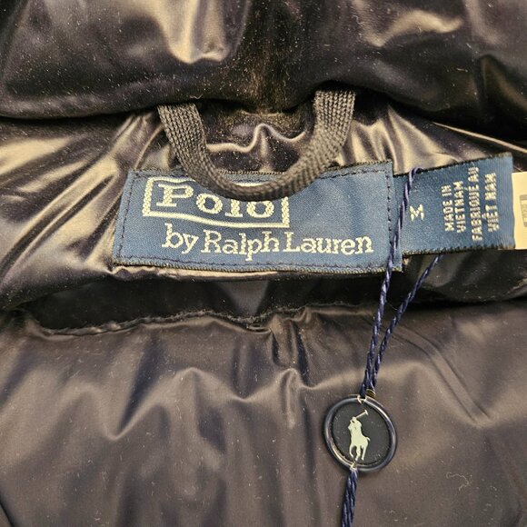 Polo Ralph Lauren Decker Glossed Navy Down Jacket - Picture 5 of 9